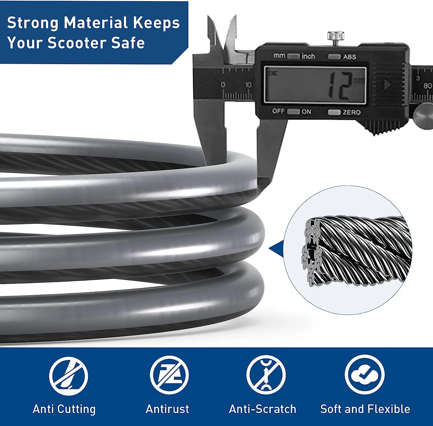 Câble antivol Hiboy