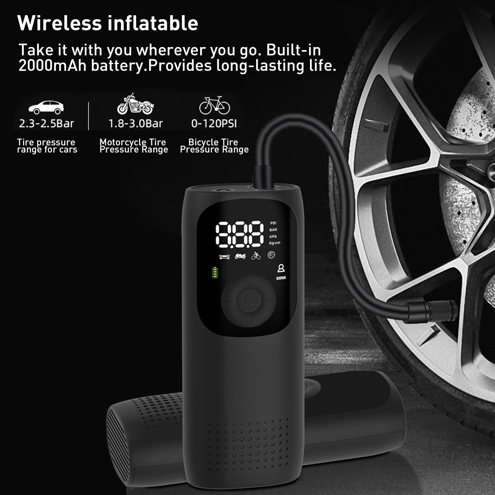 Gonfleur de pneus électrique Hiboy