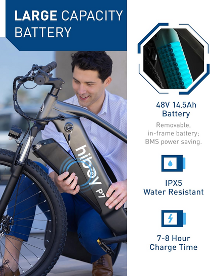 Hiboy P7 Electric Mountain Bike for Adults 2024