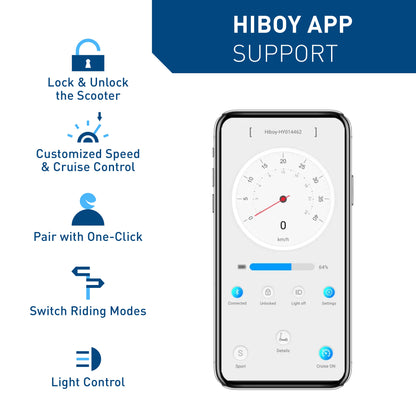 Ensemble de trottinette électrique Hiboy S2 Pro