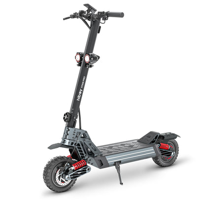 Hiboy Titan Pro electric scooter with dual suspension and long range battery