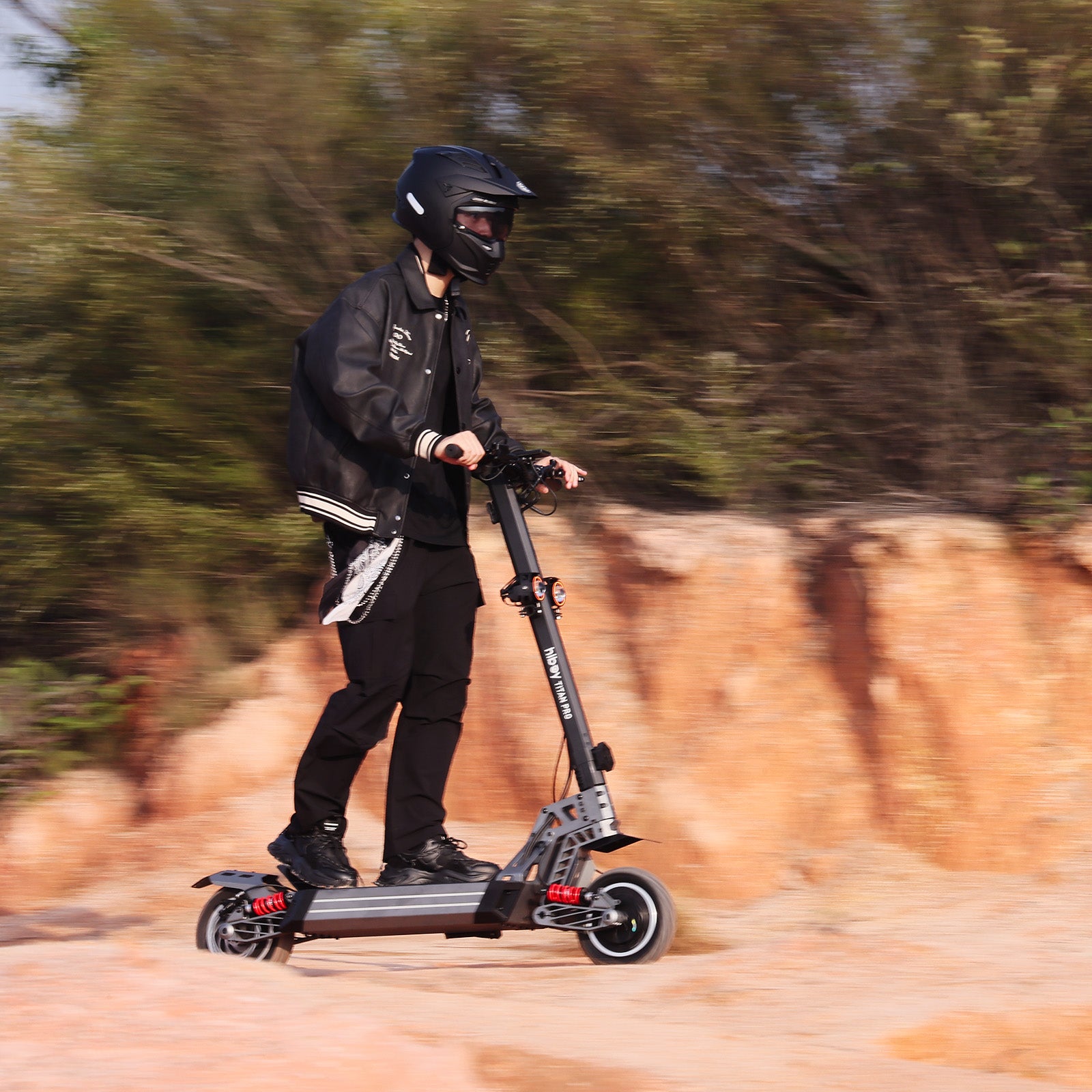 Hiboy Titan Pro off road electric scooter for rough terrain riding