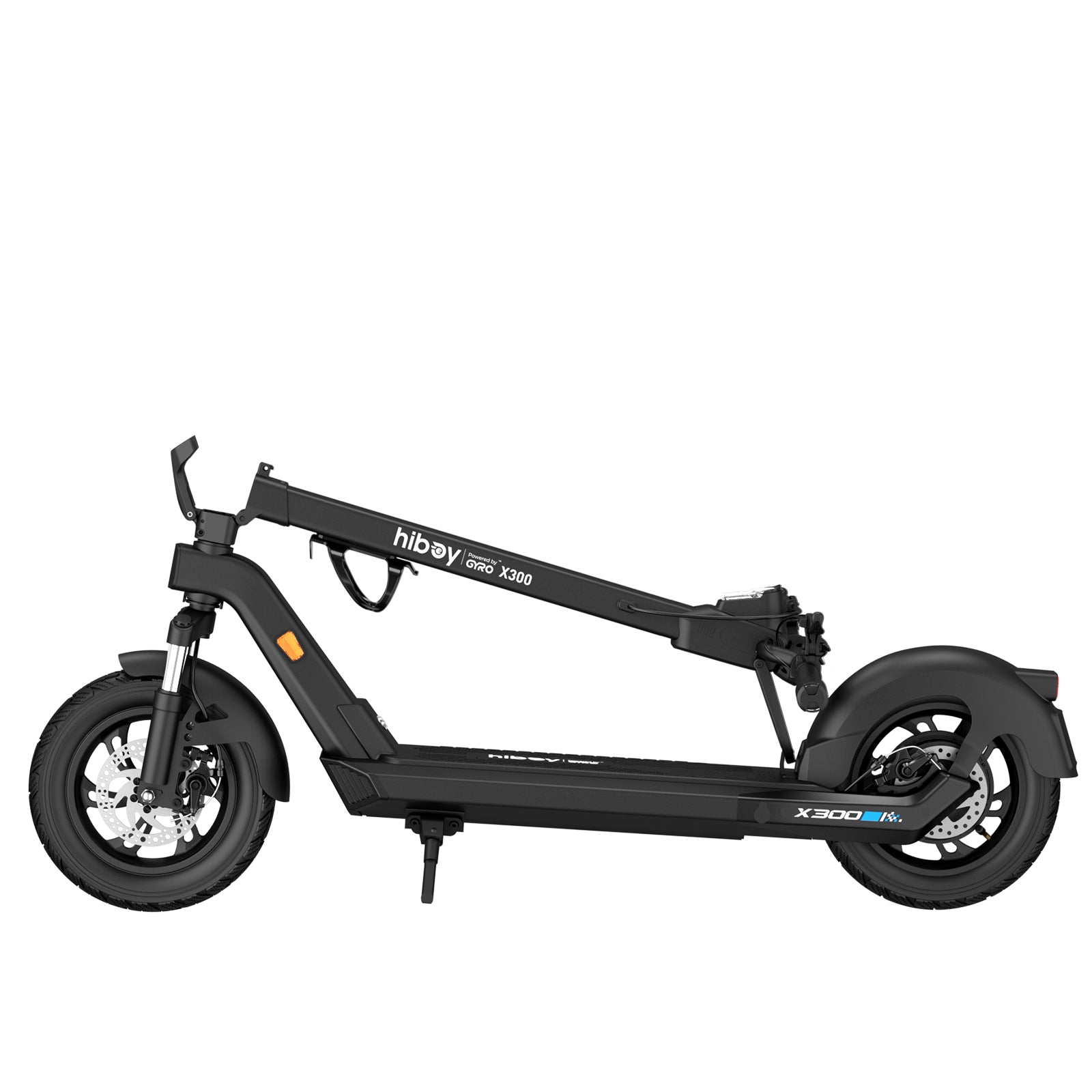 Hiboy X300 foldable electric scooter with compact folding design