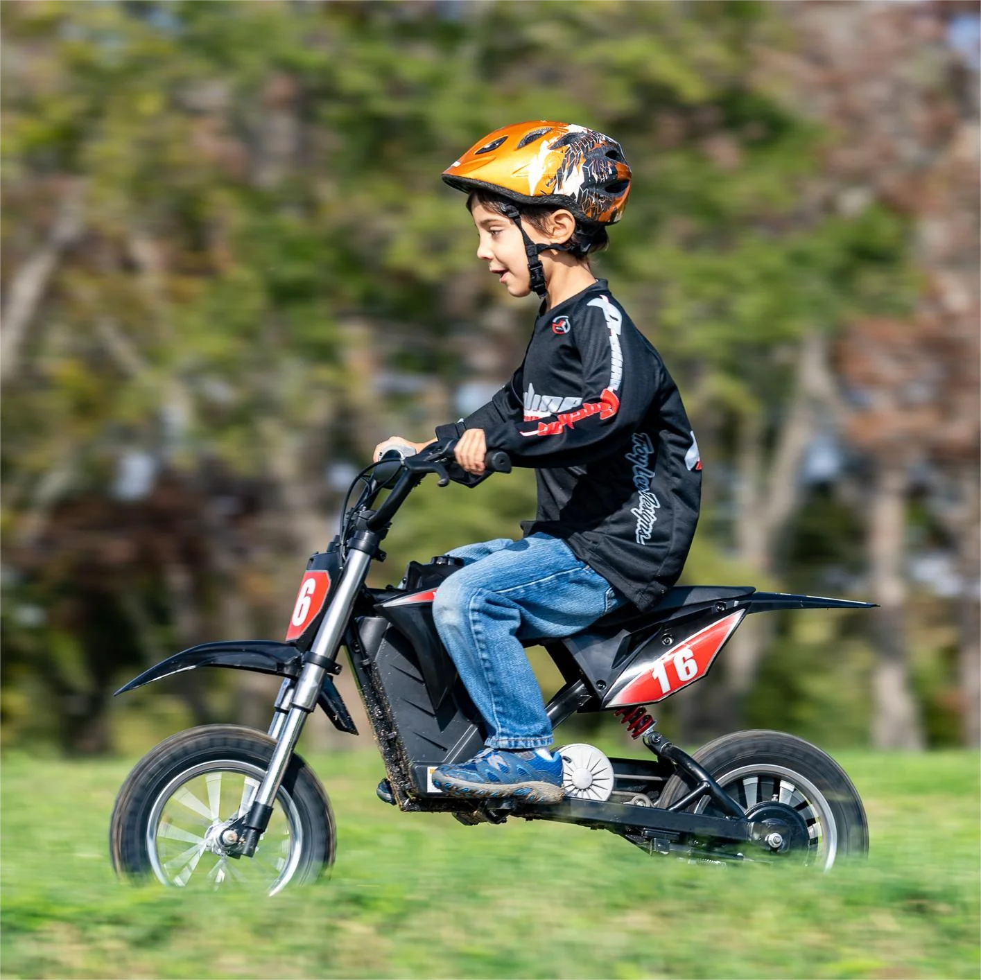 Boys riding dirt bikes hot sale