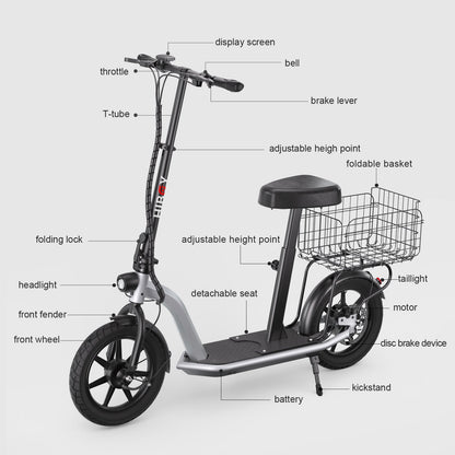 Hiboy ECOM 14 Eco Friendly Fat Tire Electric Scooter