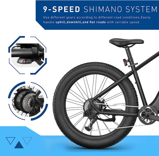Hiboy P6 Fat Tire Electric Bike for Urban Country Road CAHIBOY